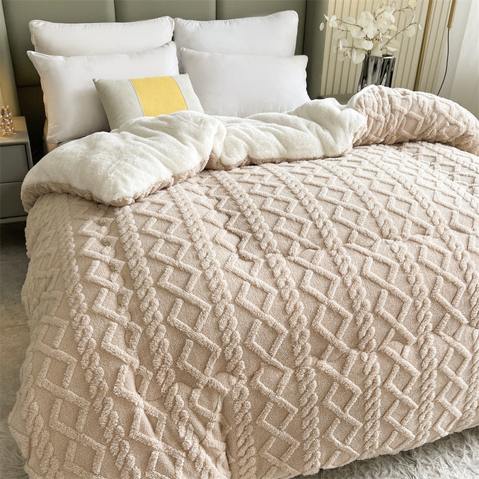 Thick Fleece Bed Blanket